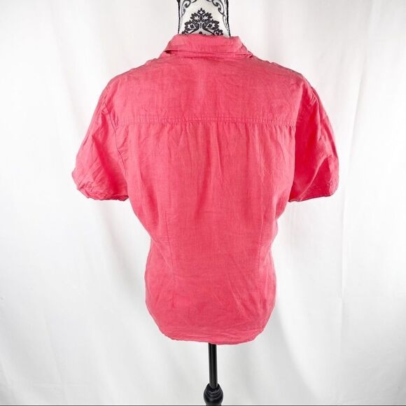 Vintage Christian Dior Chemises Linen Top - Picture 4 of 6